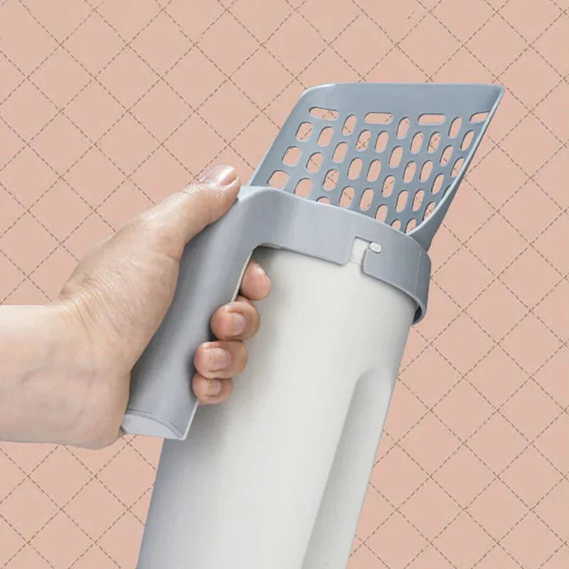 3'ü 1 Arada Akıllı Kedi Kumu Küreği - Temizlikte Kolaylık ve Tasarruf!